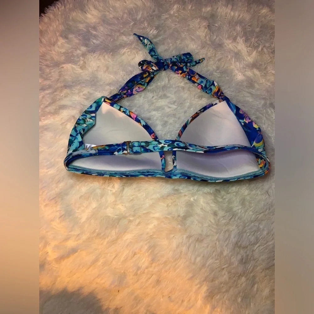 Goddess Enhancer Colorful Floral Bikini Top Multiple sizes